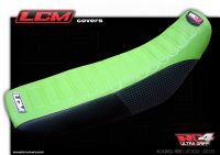 LCM Covers - KXF 250/450 2004/2010 - ULTRA GRIPP - Verde/Preto